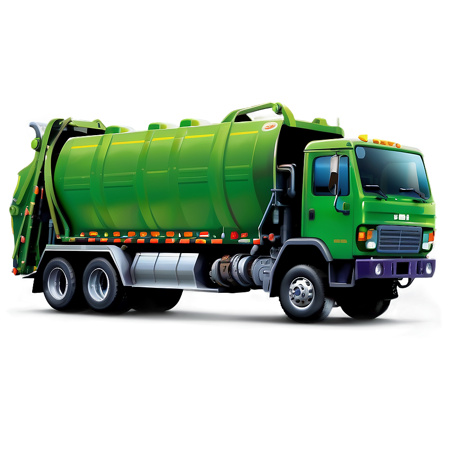 Garbage Truck Art Png 97 PNG