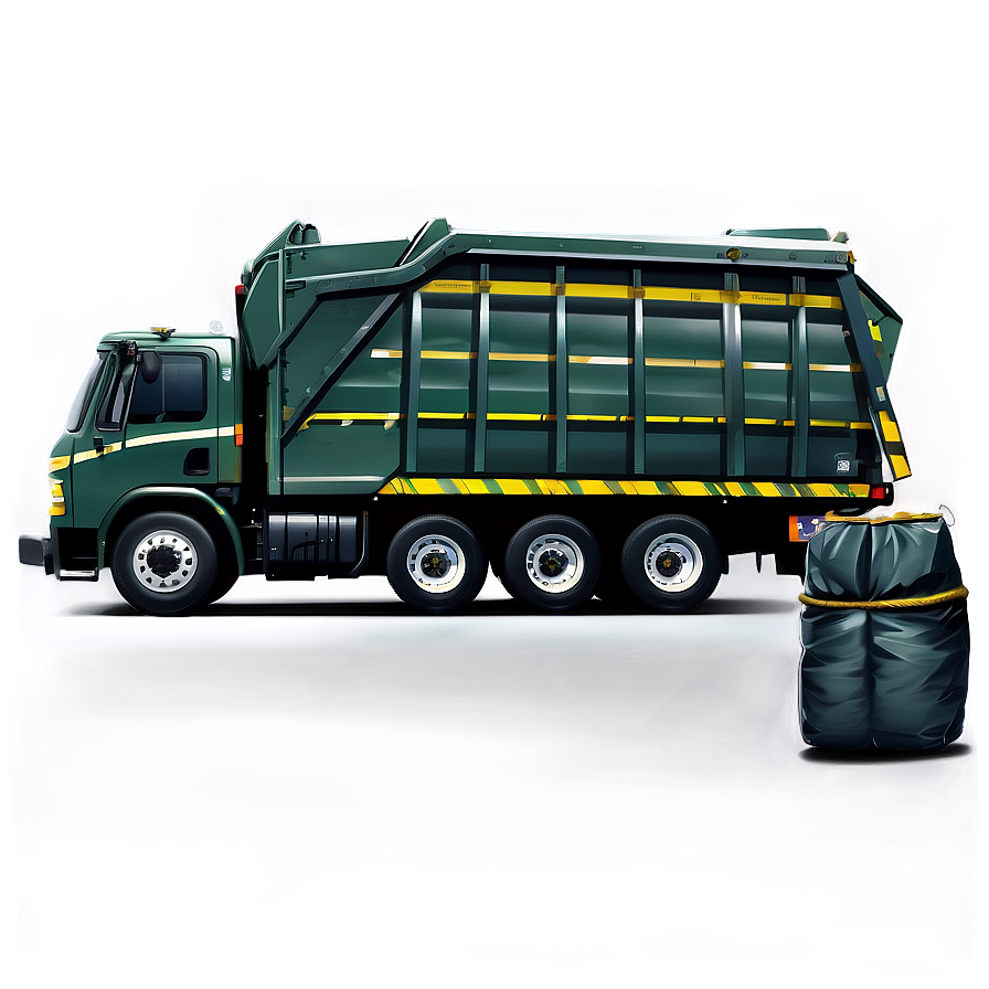 Garbage Truck Clipart Png 06202024 PNG