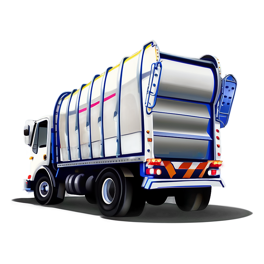 Garbage Truck Clipart Png Nmi33 PNG