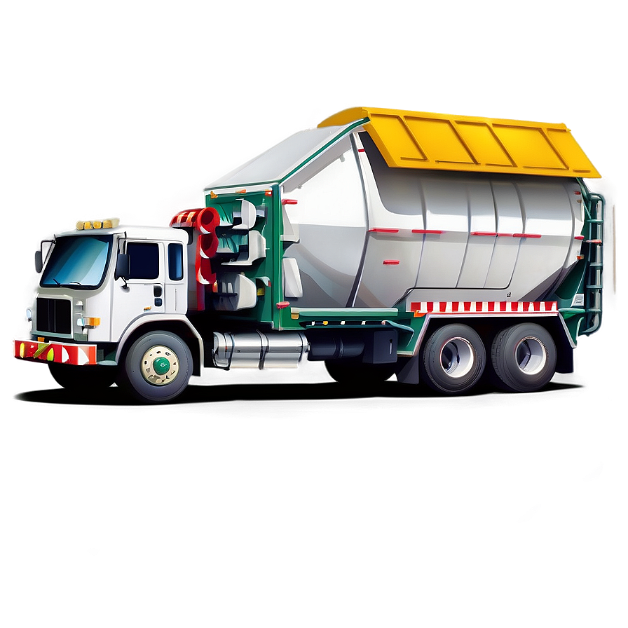 Garbage Truck Design Png 46 PNG