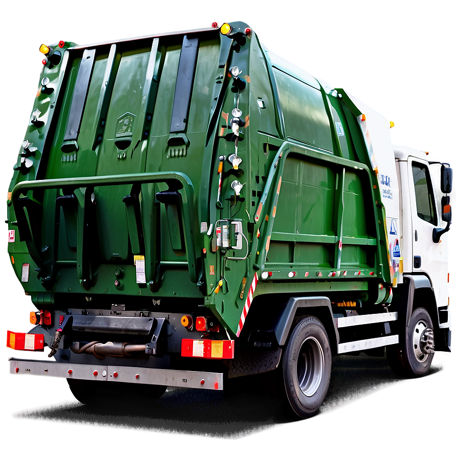 Garbage Truck Illustration Png Dbf85 PNG