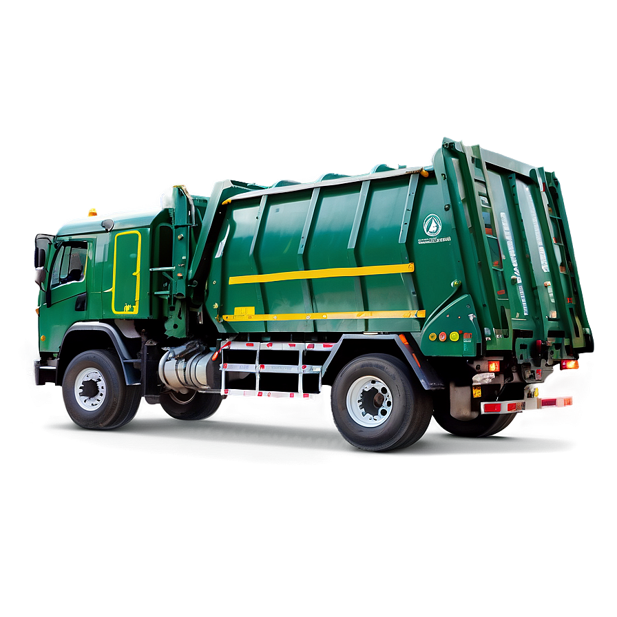 Garbage Truck In Action Png Rke57 PNG