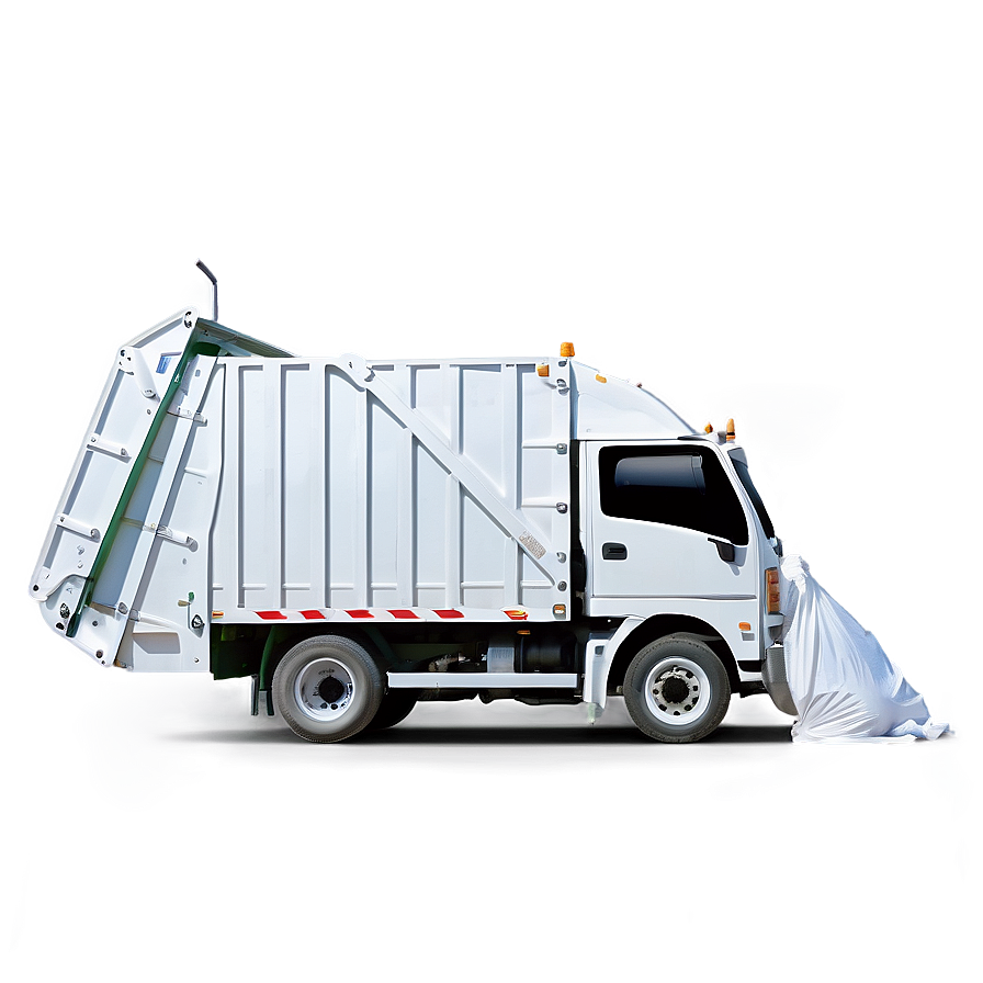 Garbage Truck In Action Png Tbv PNG