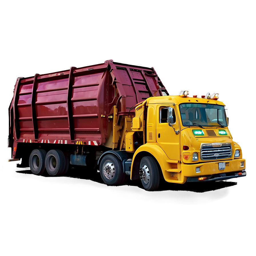 Garbage Truck Loading Png 05242024 PNG