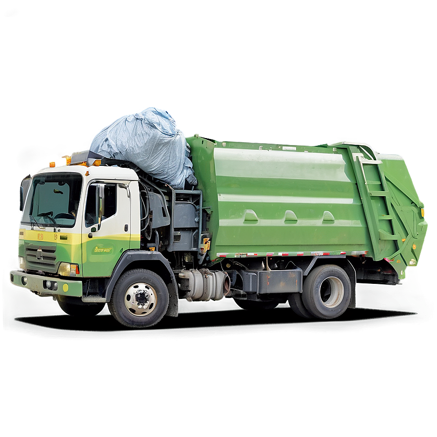 Garbage Truck On Road Png 40 PNG