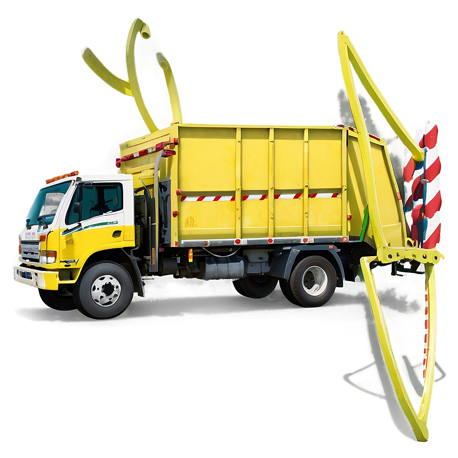 Garbage Truck Unloading Png Ehb PNG