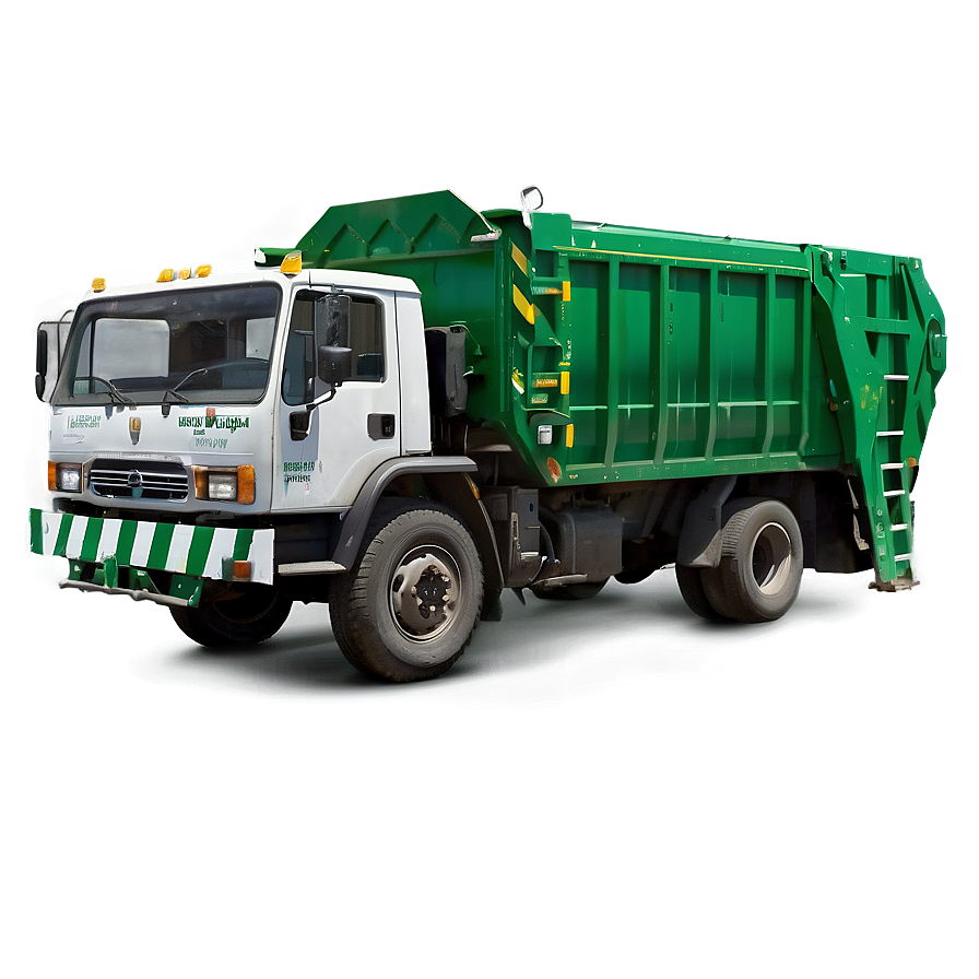 Garbage Truck Unloading Png Qki PNG