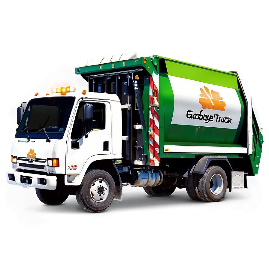 Garbage Truck With Logo Png Mli44 PNG