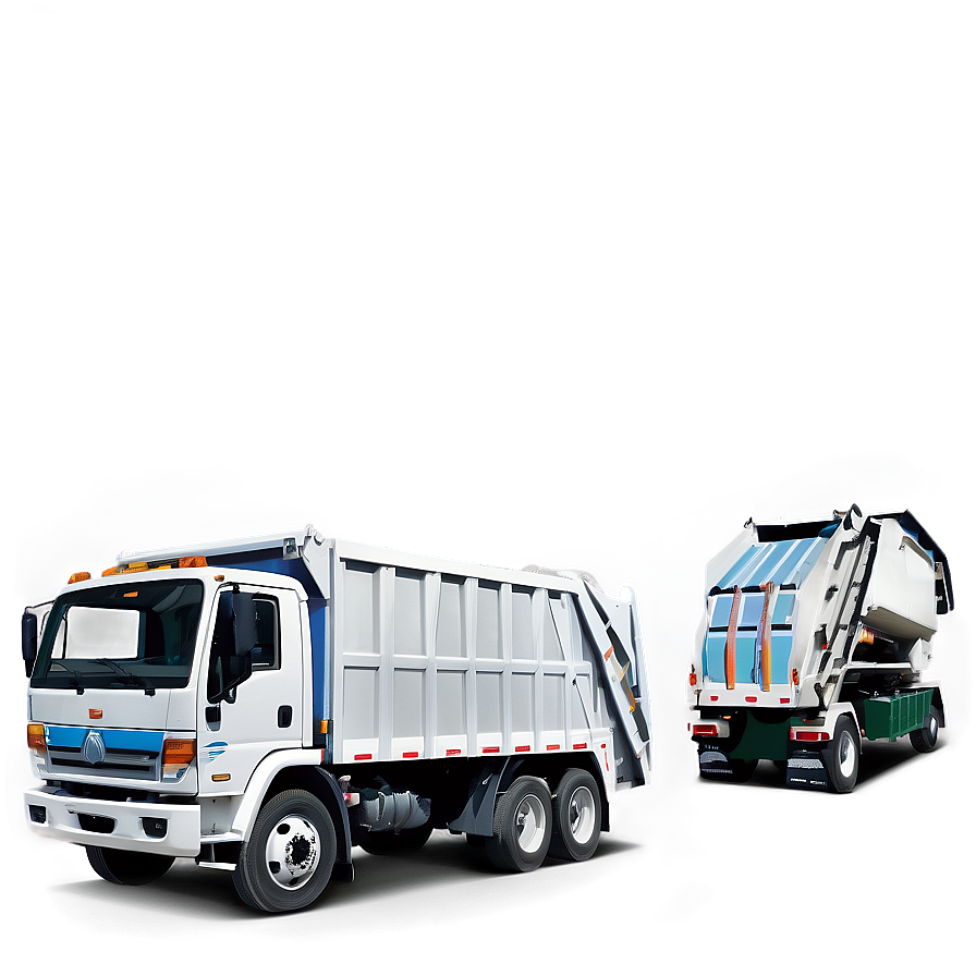 Garbage Truck With Logo Png Reb PNG