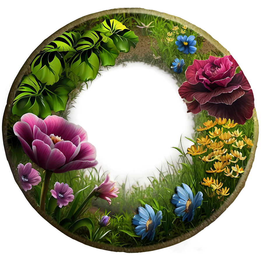 Garden Circle Png 06252024 PNG