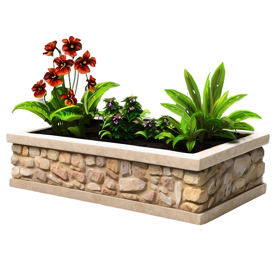 Garden Flower Bed Png Tah PNG