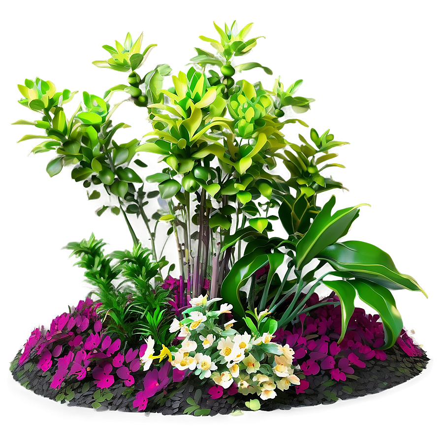 Garden Flower Bush Png Cin84 PNG