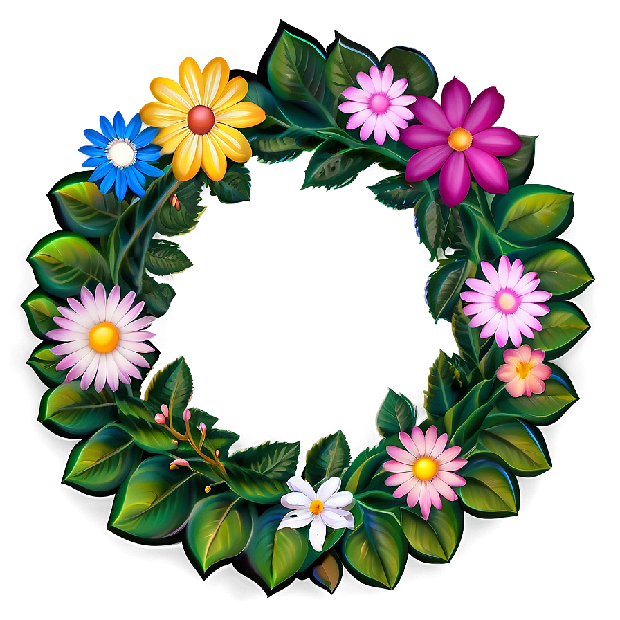 Garden Flower Motif Png 06262024 PNG