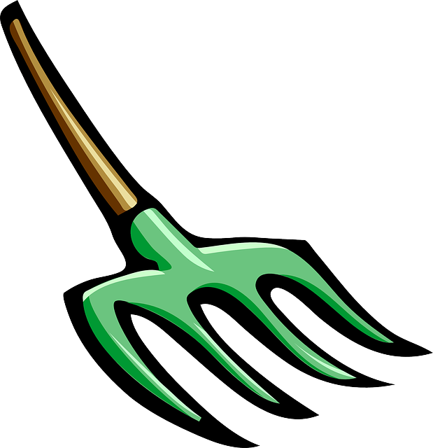 Garden Pitchfork Illustration PNG