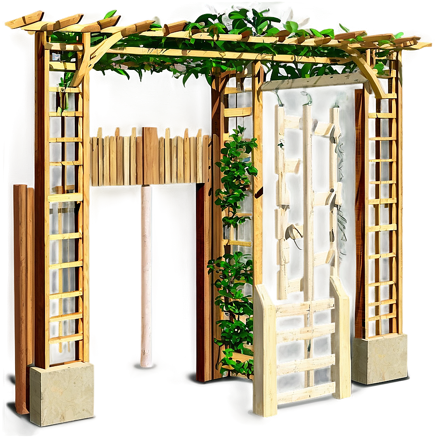 Garden Trellis Structures Png Fkh10 PNG