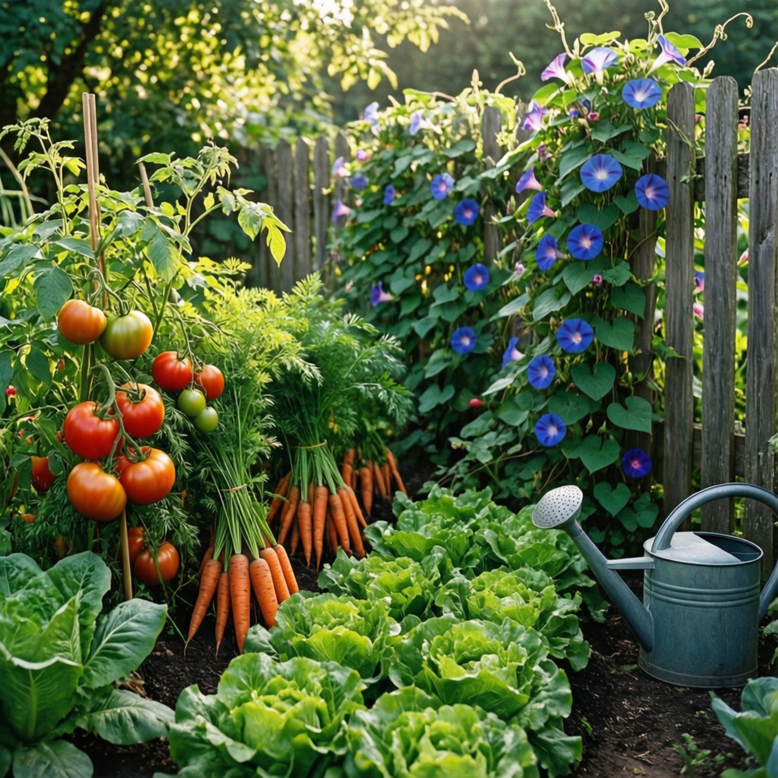 Garden Veggie Patch Wallpaper