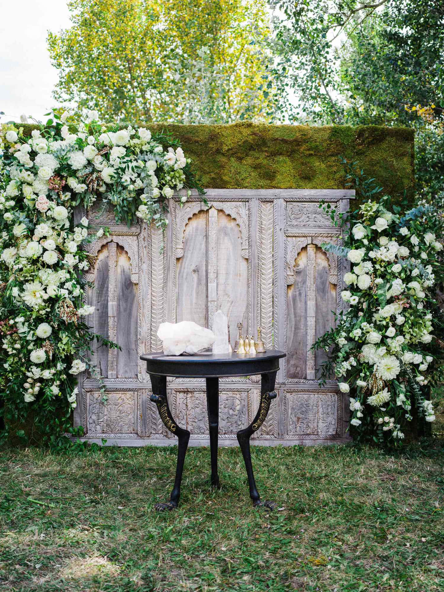 Enchanted Garden Wedding Ceremony Wallpaper