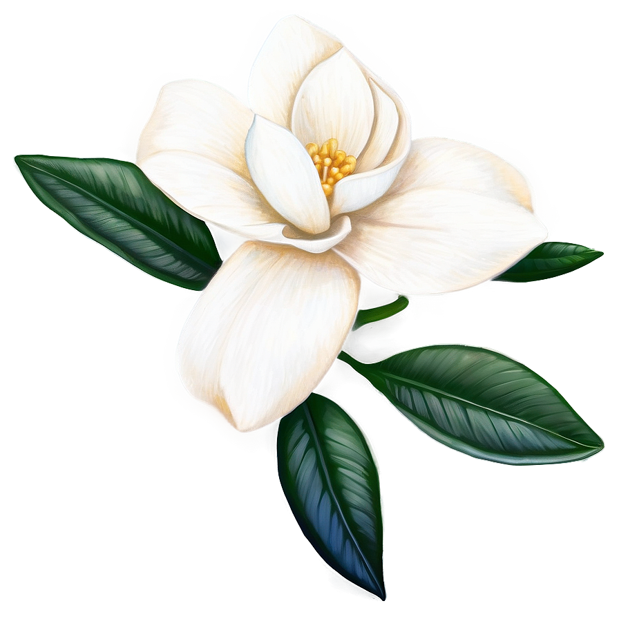 Download Gardenia Flower Drawing Png 2 