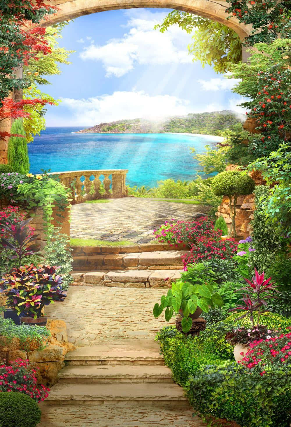garden background images for photoshop