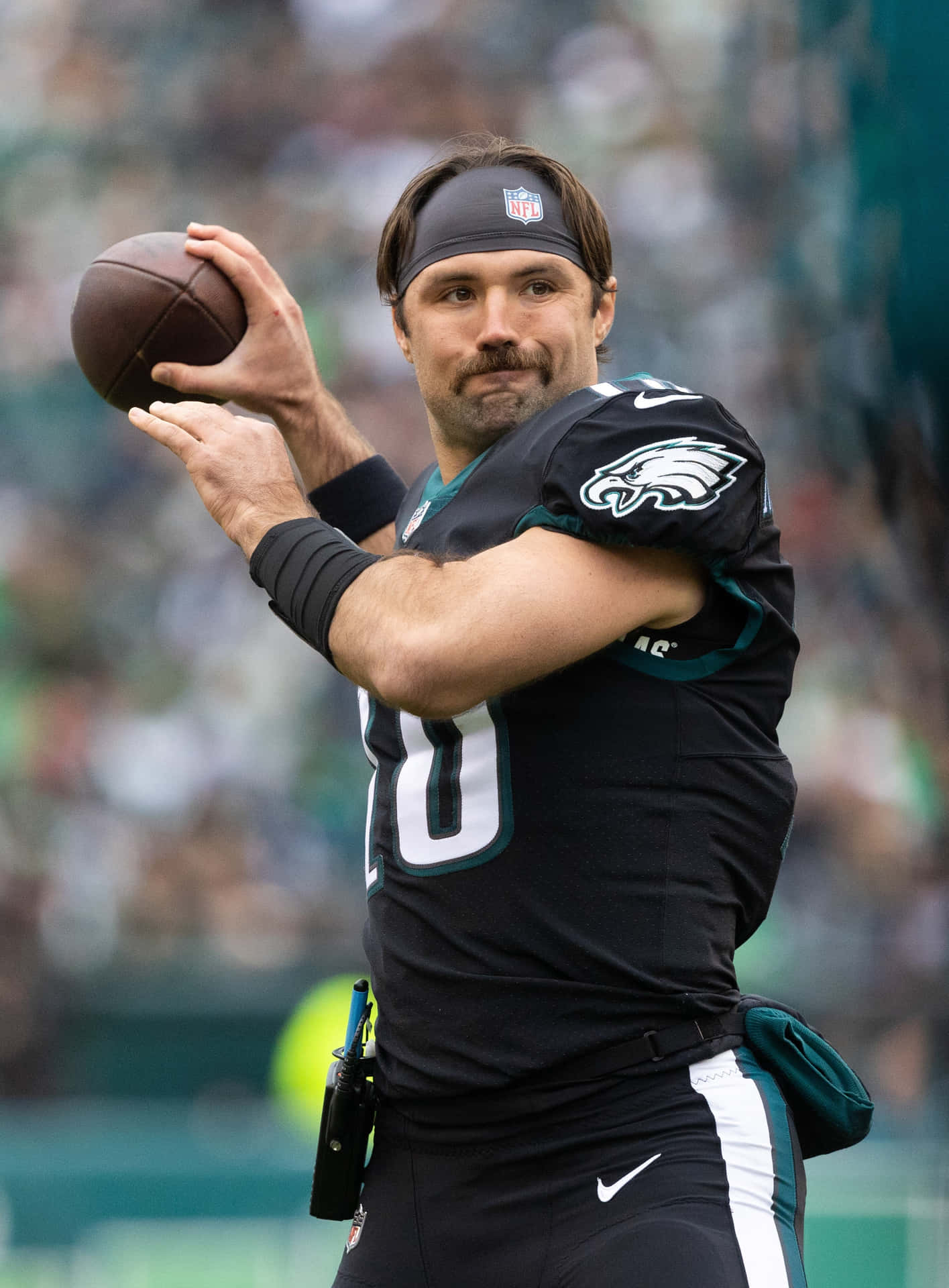 Gardner Minshew Eagles Quarterback Preparation Wallpaper