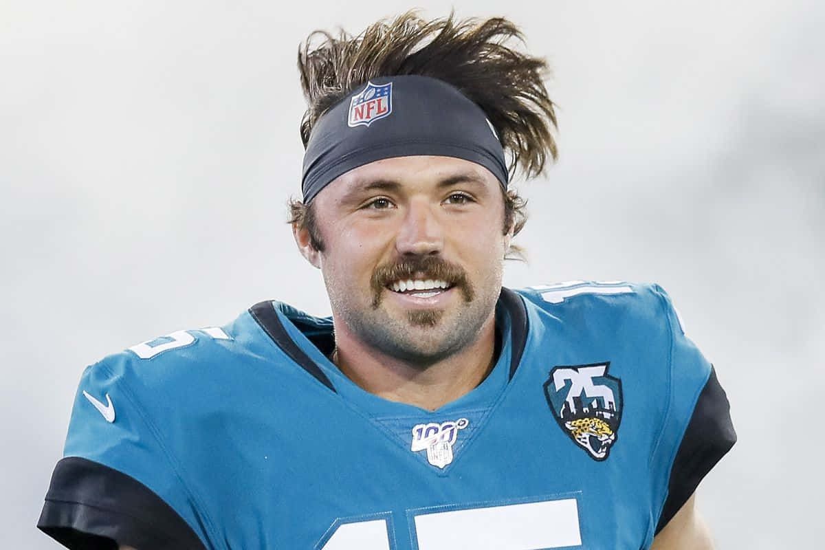 Gardner Minshew Smilingin Jaguars Uniform Wallpaper