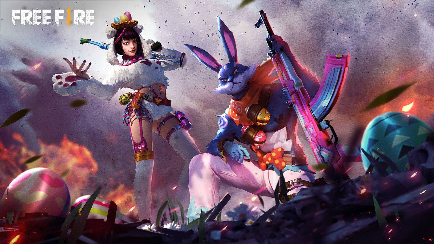 Garena Free Fire Bunny Royale Event Wallpaper
