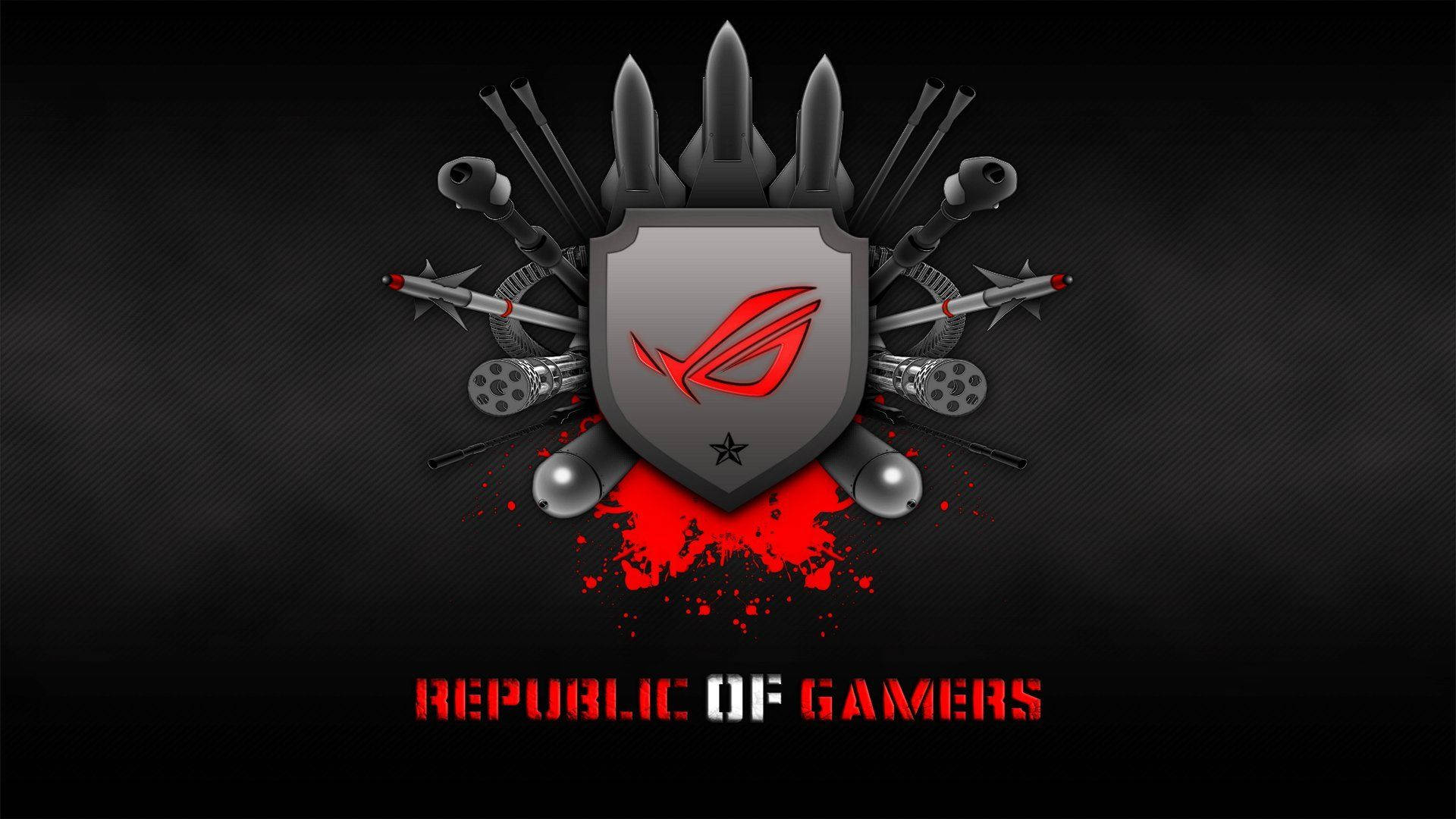 Garena Republic Of Gamers Logo Wallpaper