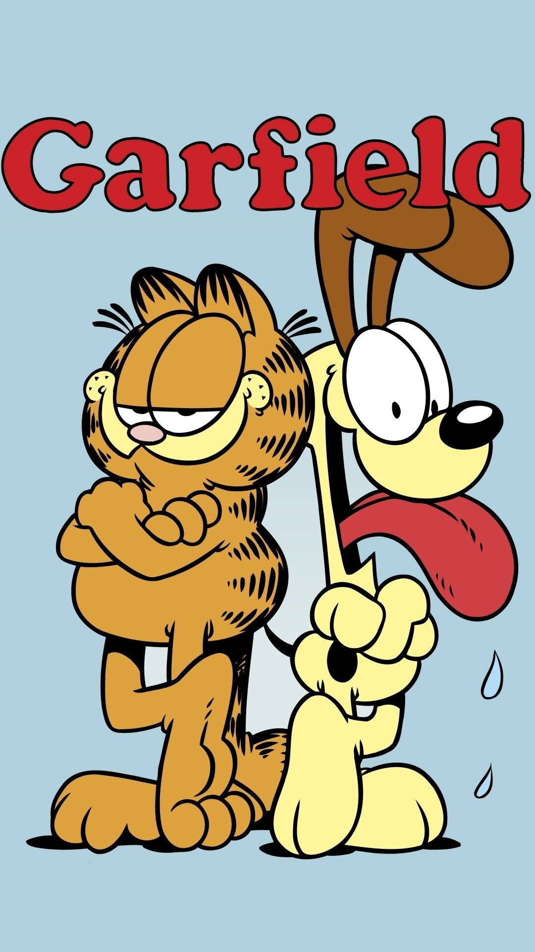 Garfield And Odie Title Wallpaper