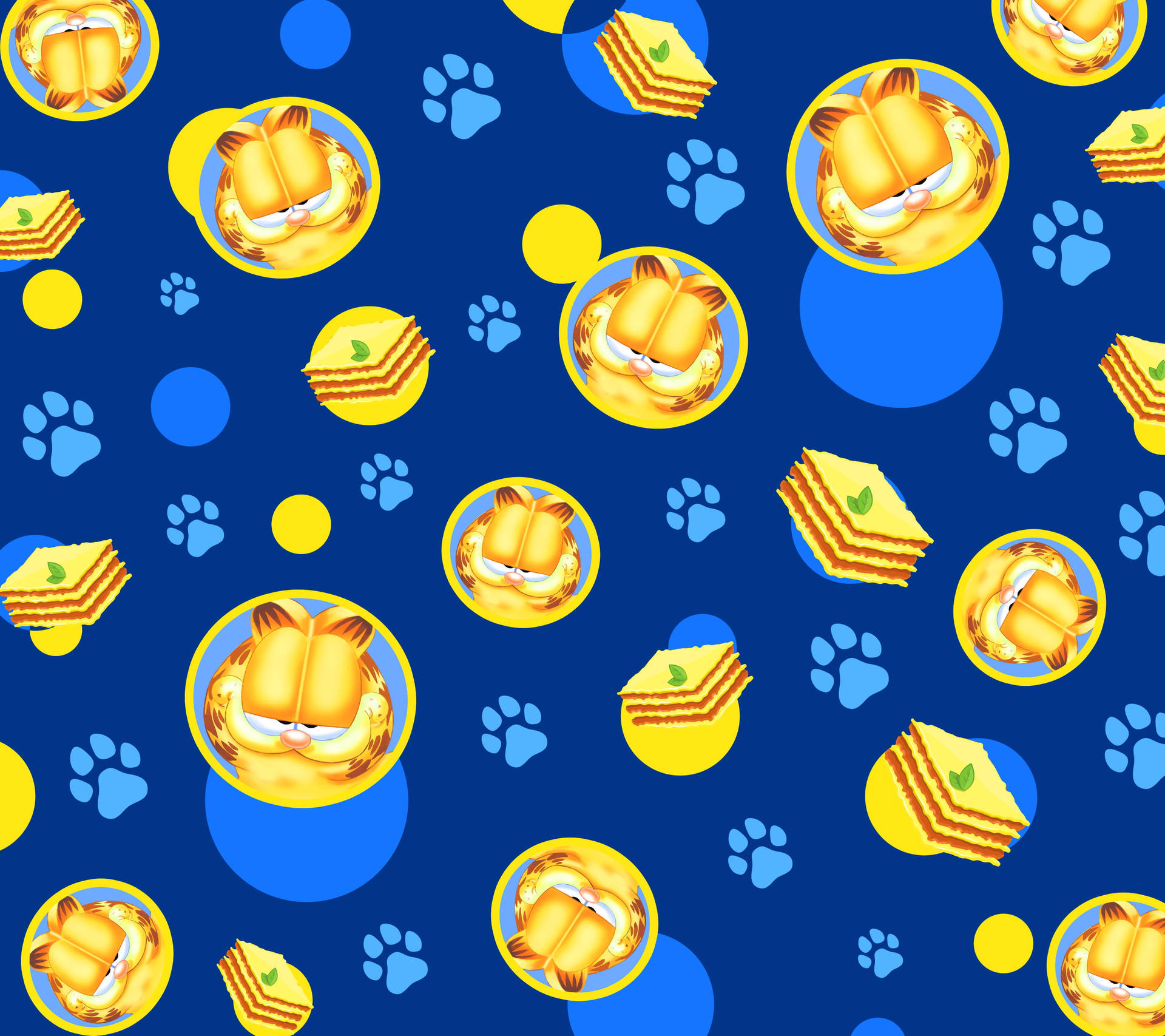 Garfield Cool Pattern Wallpaper