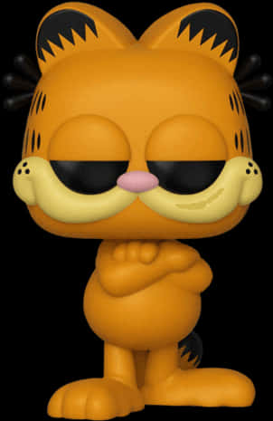 Garfield Funko Pop Figure PNG