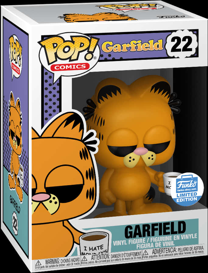 Garfield Funko Pop Vinyl Figure22 PNG