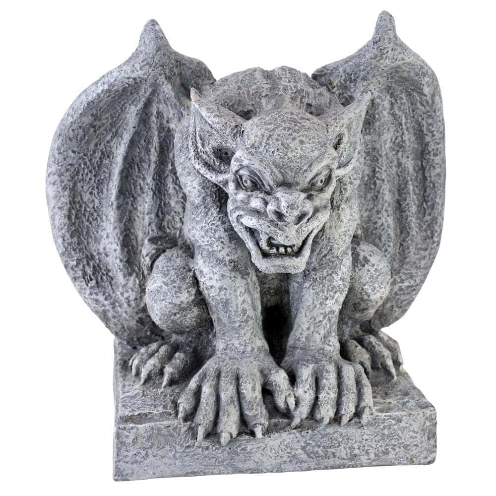 Gargoyle Statue With Horns And Claws