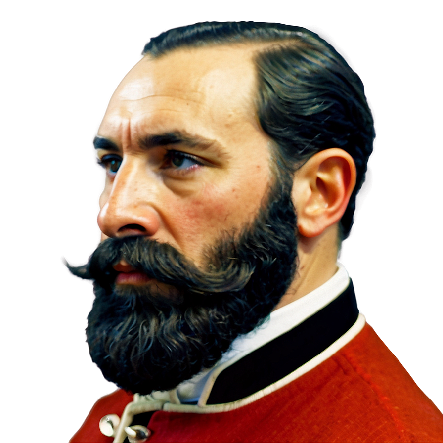 Download Garibaldi Beard Style Png Qbn | Wallpapers.com