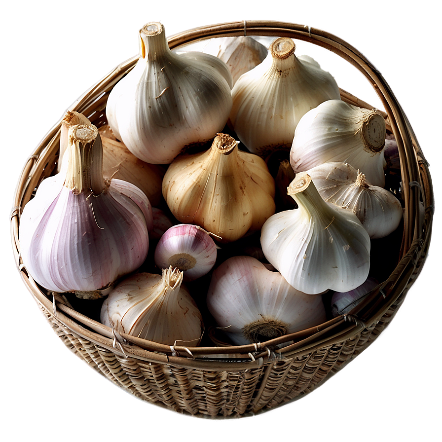 Download Garlic Basket Png 05242024 | Wallpapers.com