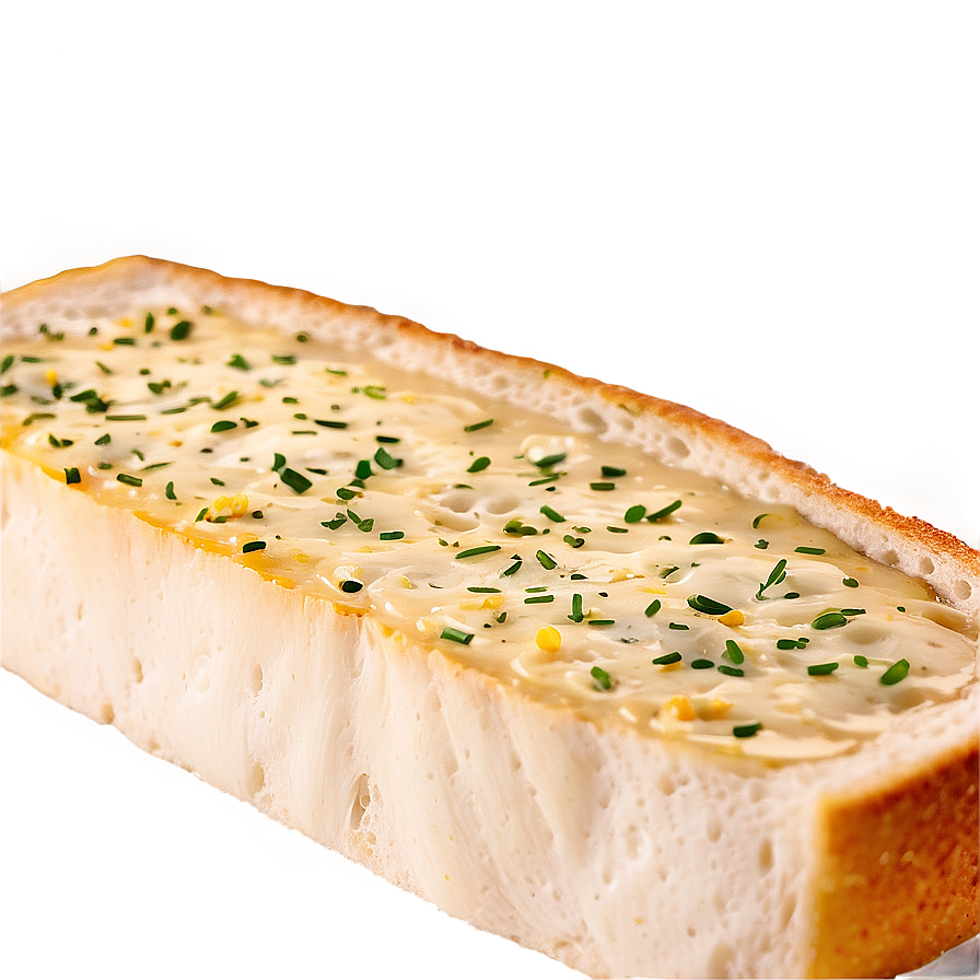 Garlic Bread Slice Png Top PNG