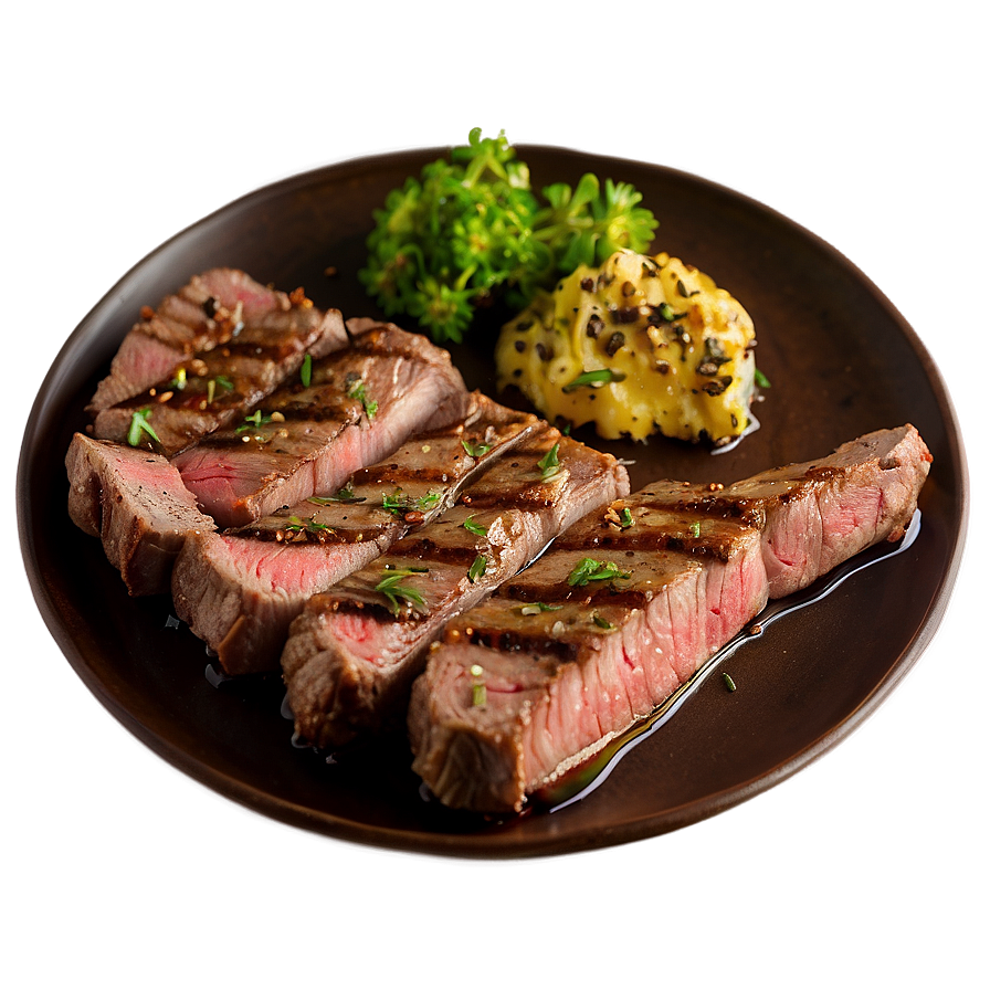 Garlic Butter Steak Png Spk58 PNG