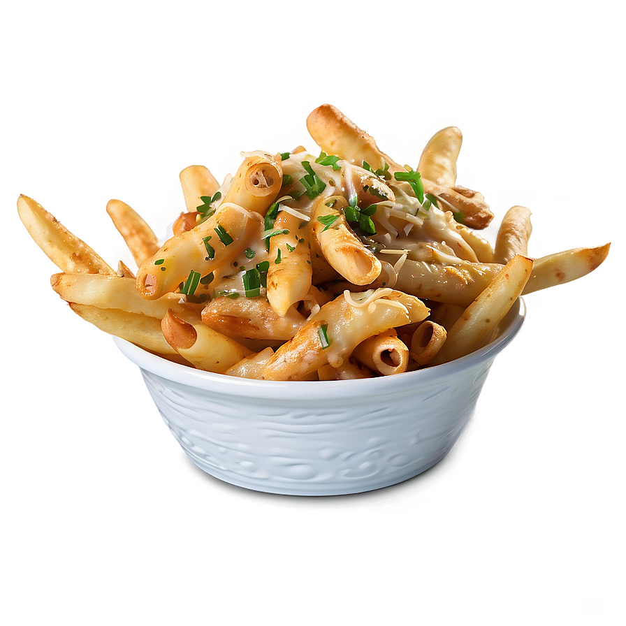 Garlic Parmesan Poutine Twist Png 06252024 PNG