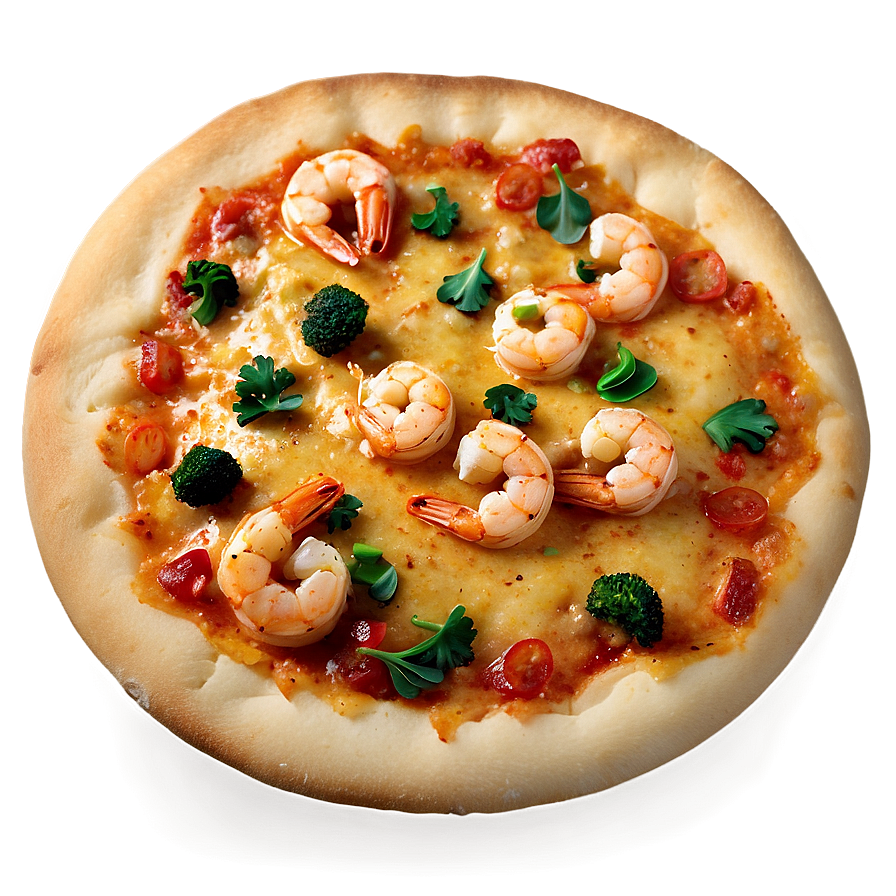 Garlic Shrimp Pizza Png Iaw PNG