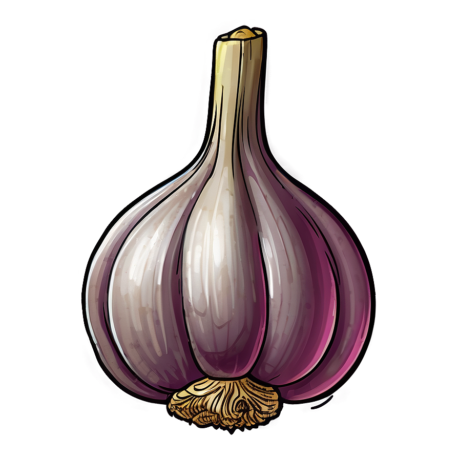 Garlic Sketch Png Hex PNG