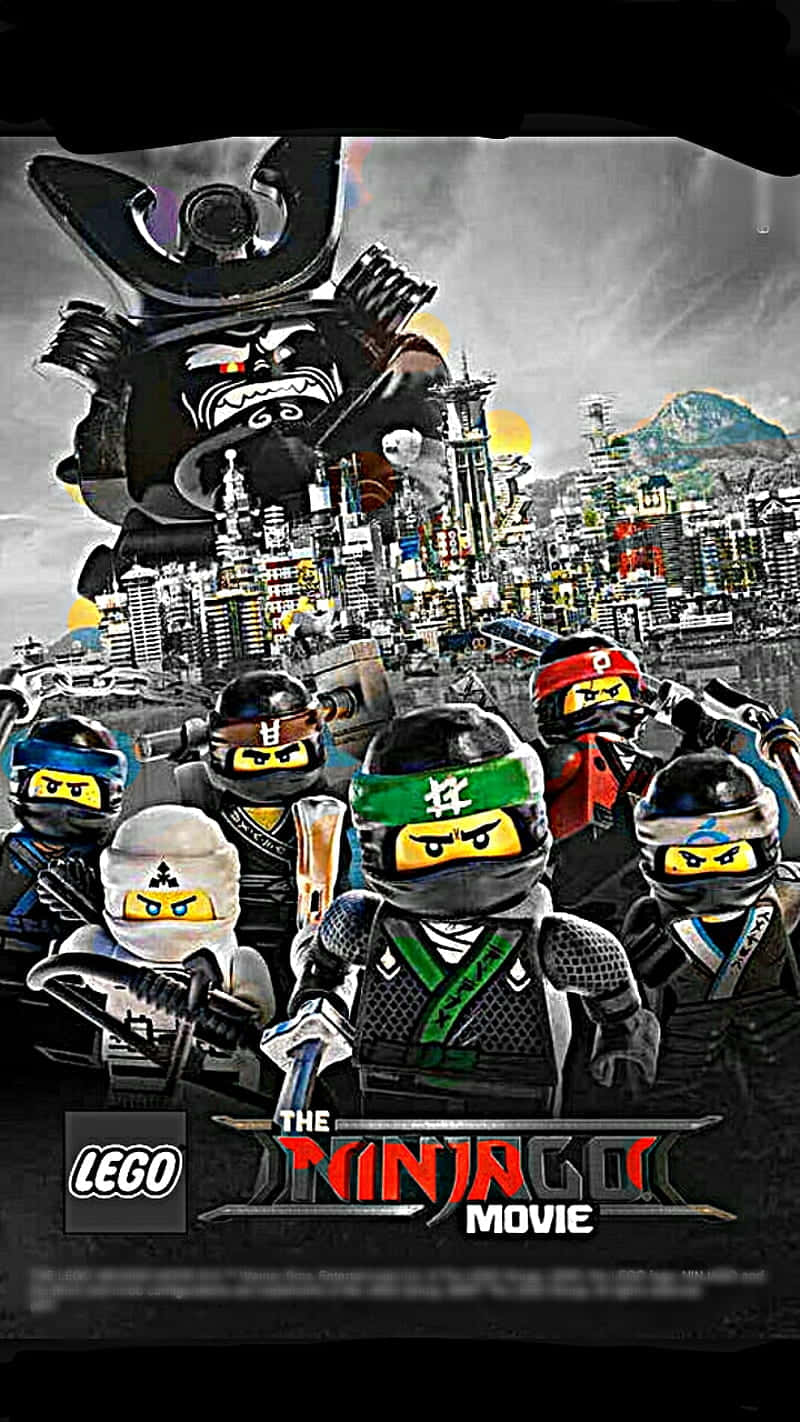 Garmadon Causing Chaos In The Lego Ninjago Movie Wallpaper