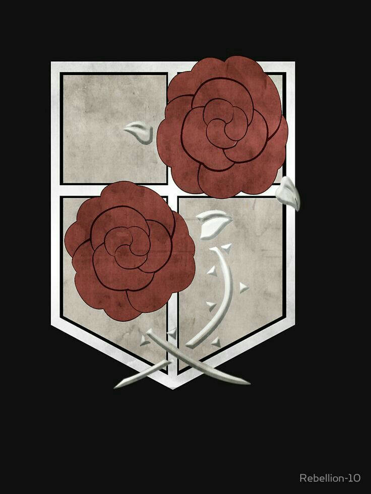 Logo Angreb på Titan Garrison Regiment iPhone Tapet Wallpaper