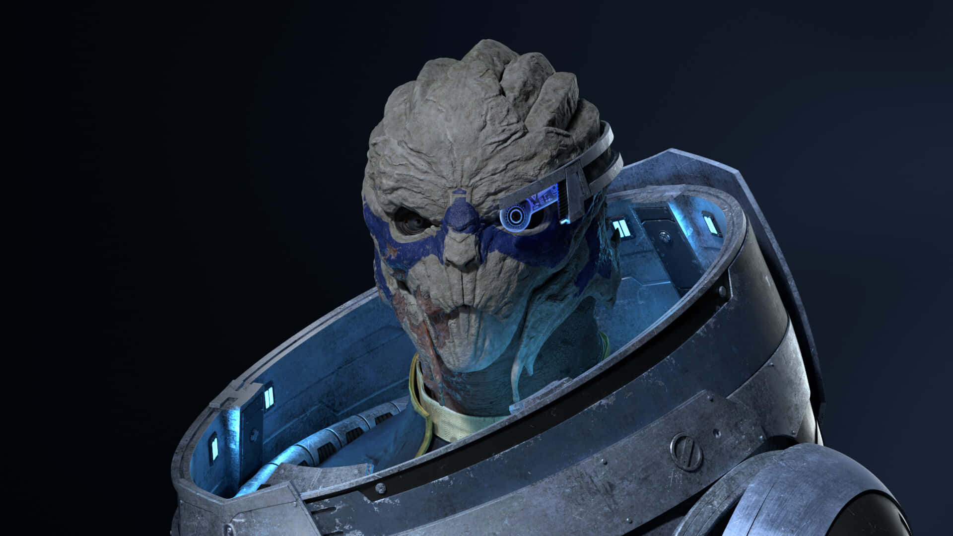 Garrus Vakarian, Skilled Turian Sniper and Teammate Wallpaper