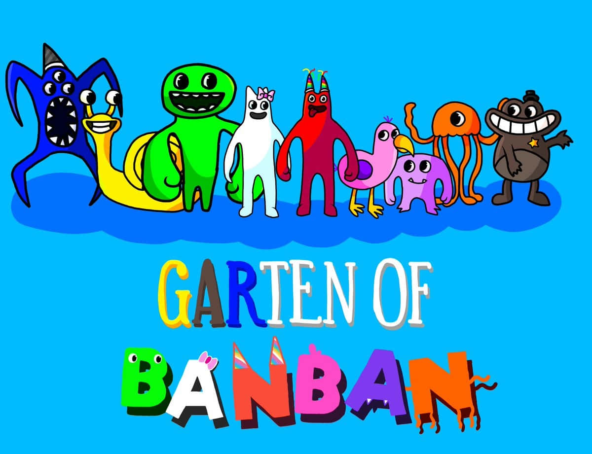 Gartenof Banban Character Lineup Wallpaper