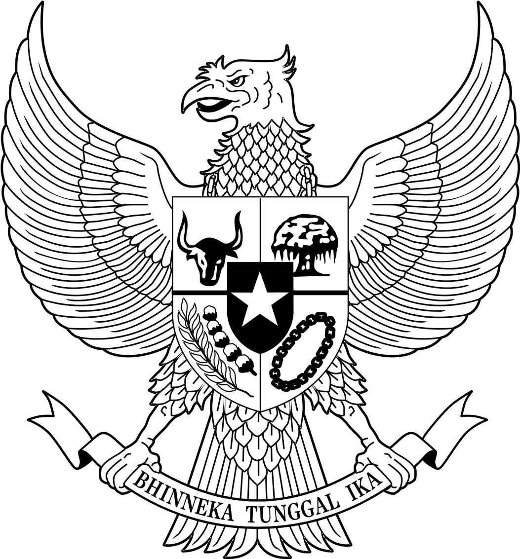 Garuda Pancasila Emblem Indonesia PNG