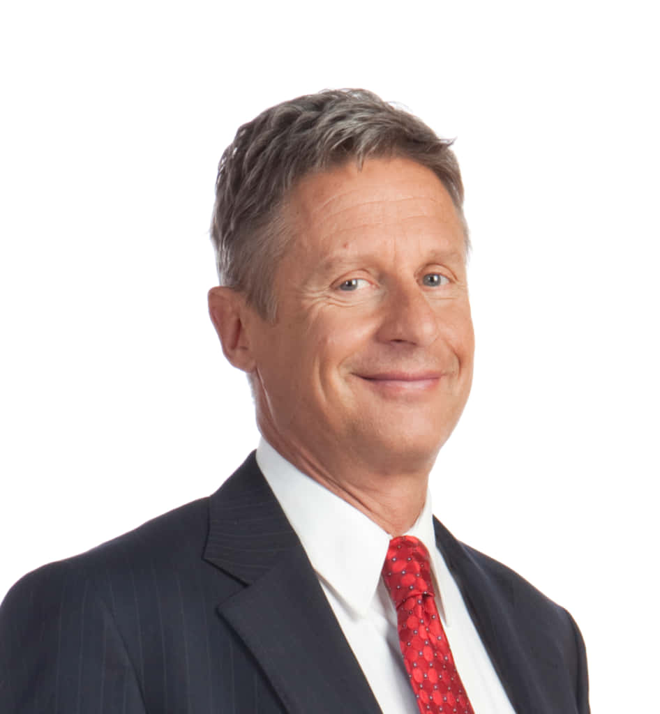 Gary Johnson With A Simple White Backdrop Wallpaper