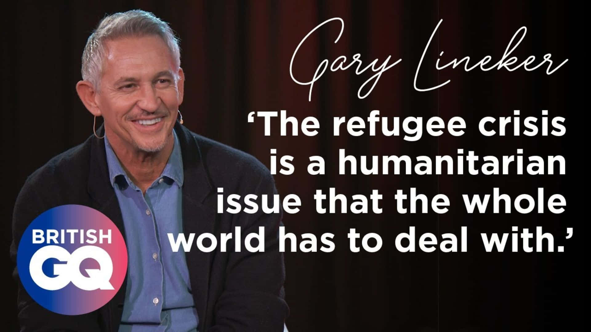 Gary Lineker's Thought-Provoking Quote on Refugee Crisis Wallpaper