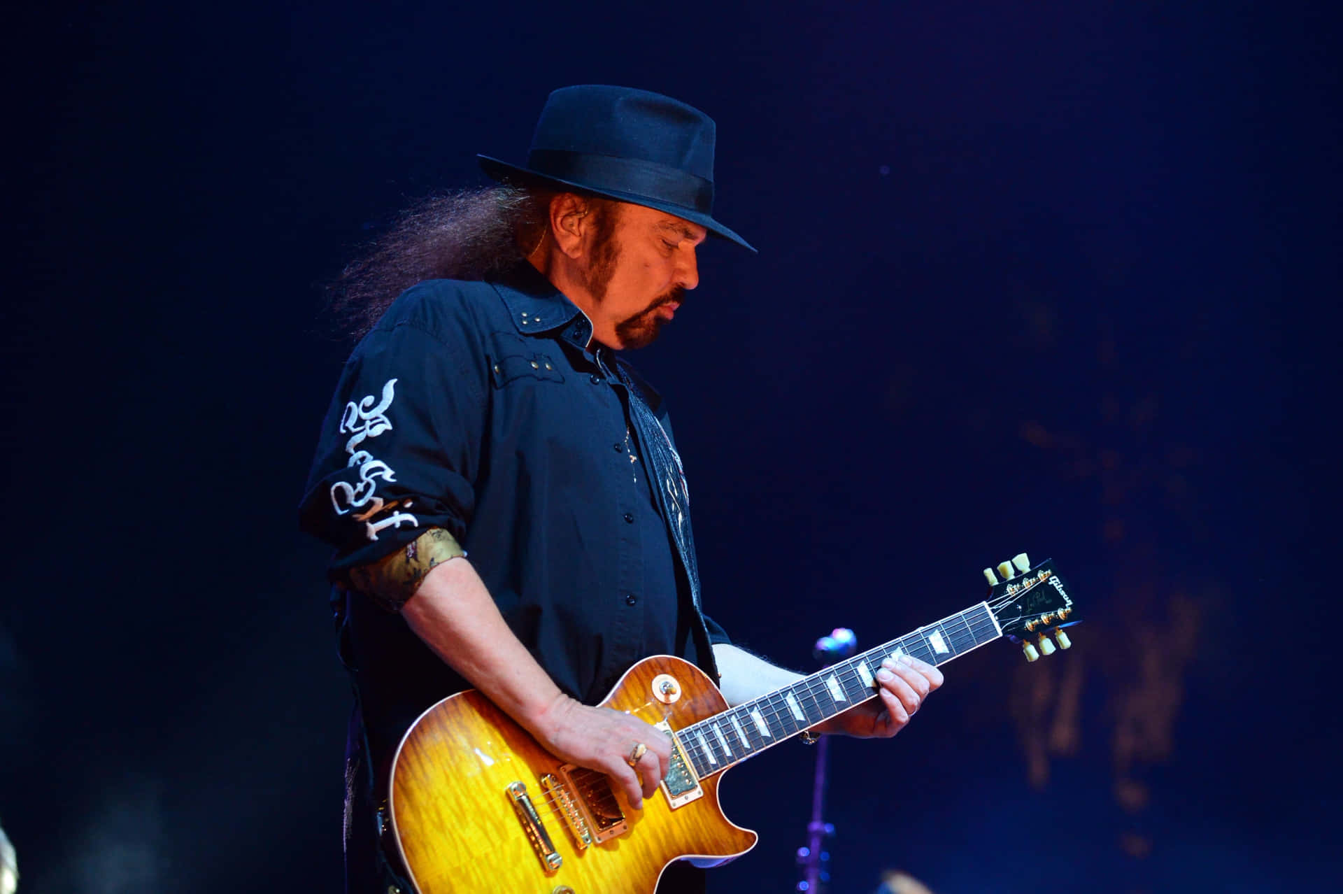 Gary Rossington, co-founder and lead guitarist of the iconic southern rock band, Lynyrd Skynyrd. Wallpaper