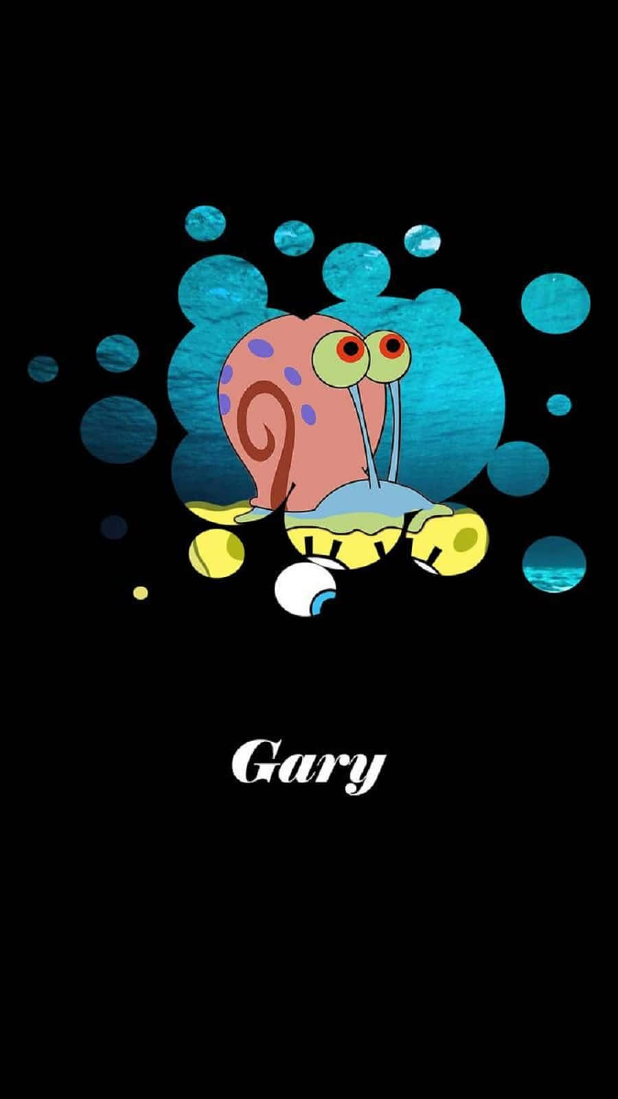 "Amiable Gary The Snail from SpongeBob SquarePants" Wallpaper