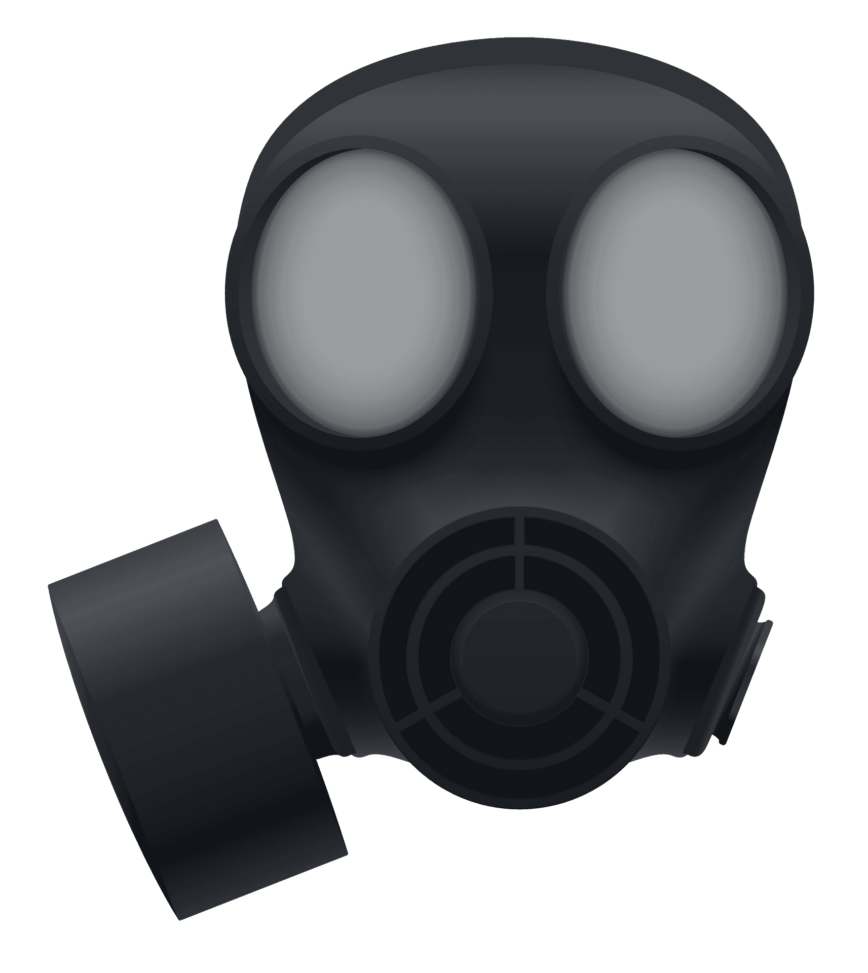 Gas Mask3 D Model PNG