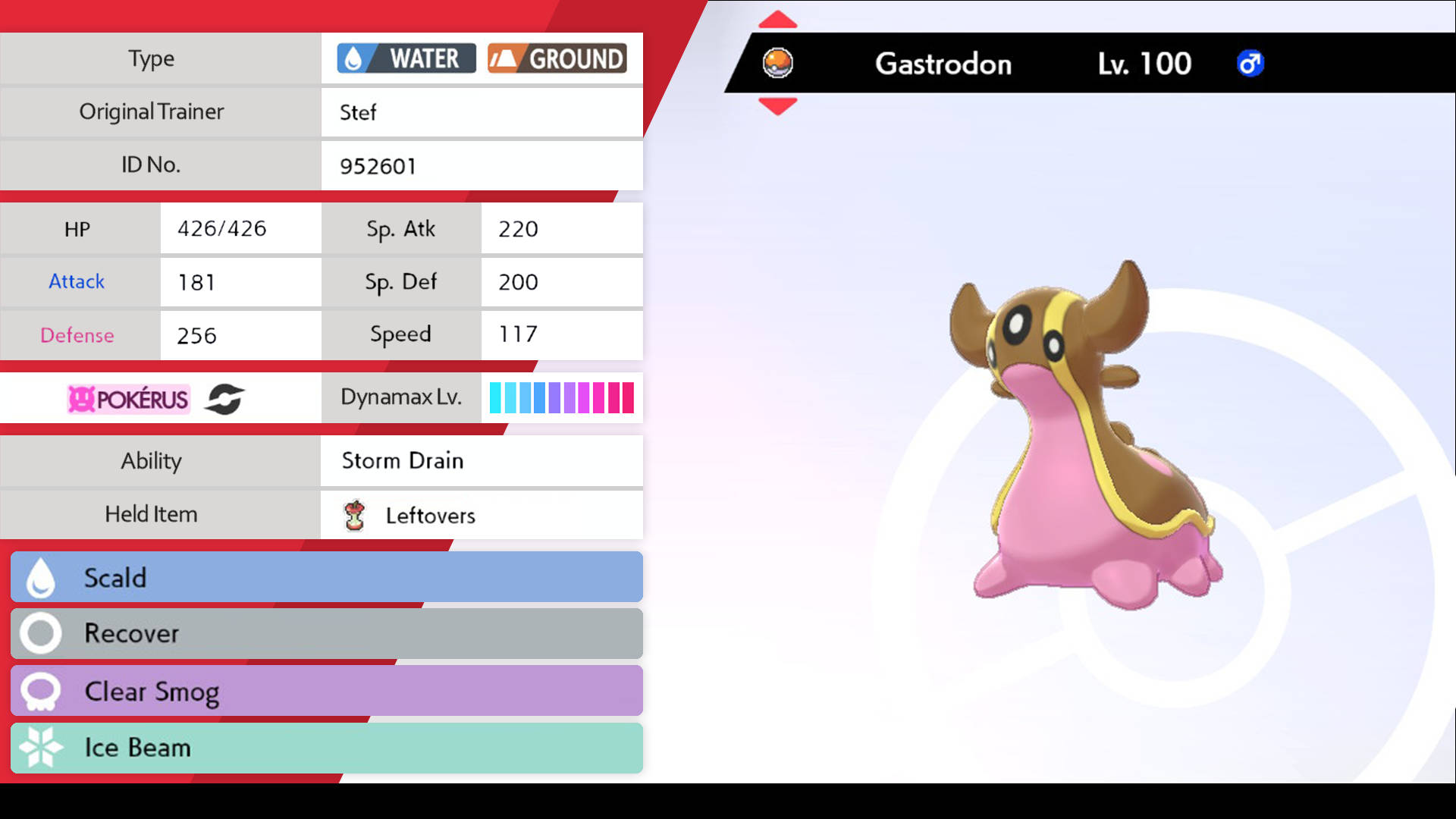 Gastrodon showcasing its power in Pokémon Sword and Shield Wallpaper